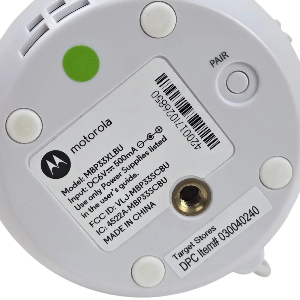 Motorola MBP33XLBU Wireless Video Baby Monitor Camera ADD ON Or REPLACEMENT